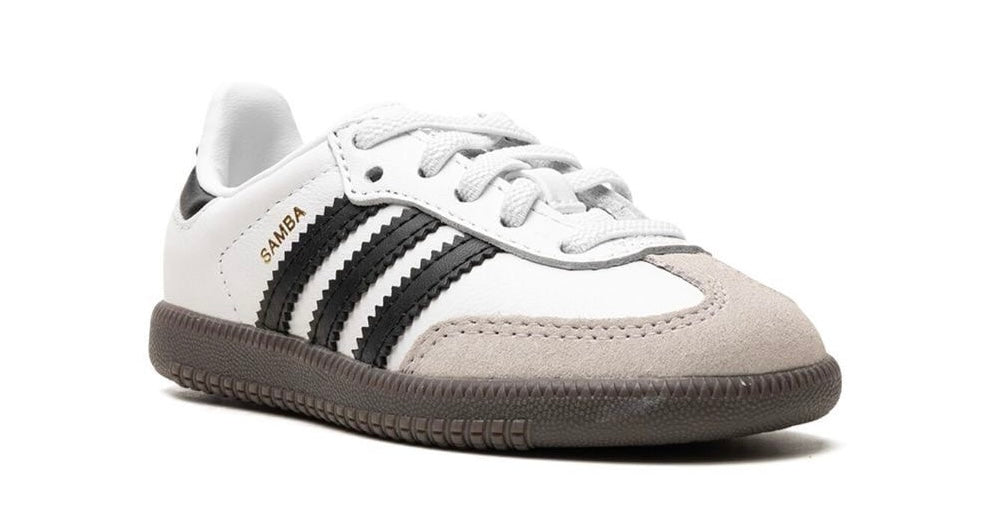 adidas Kids Samba OG 1 TD "White Black Gum" Shoes