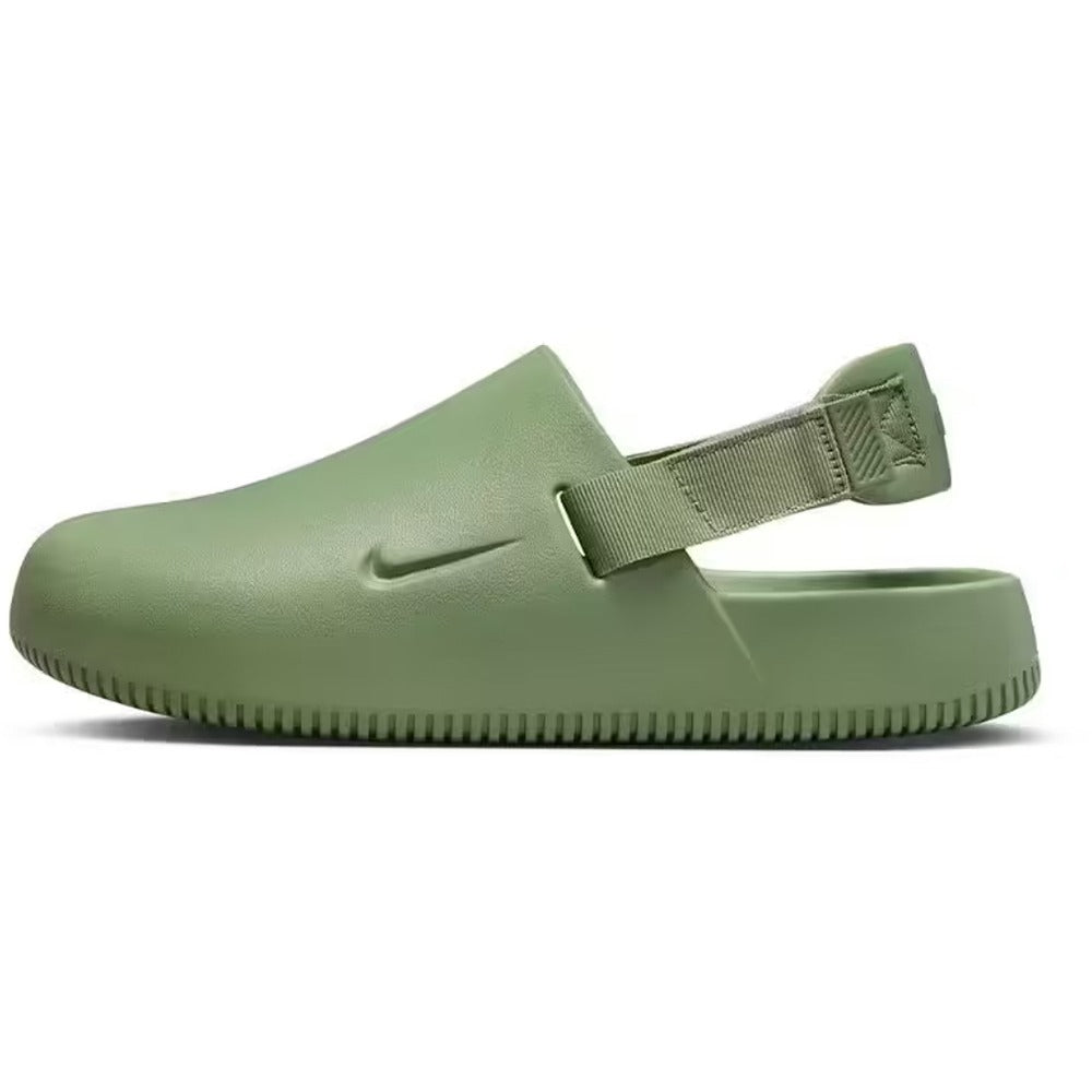 Calm Mule "Oil Green" Slides