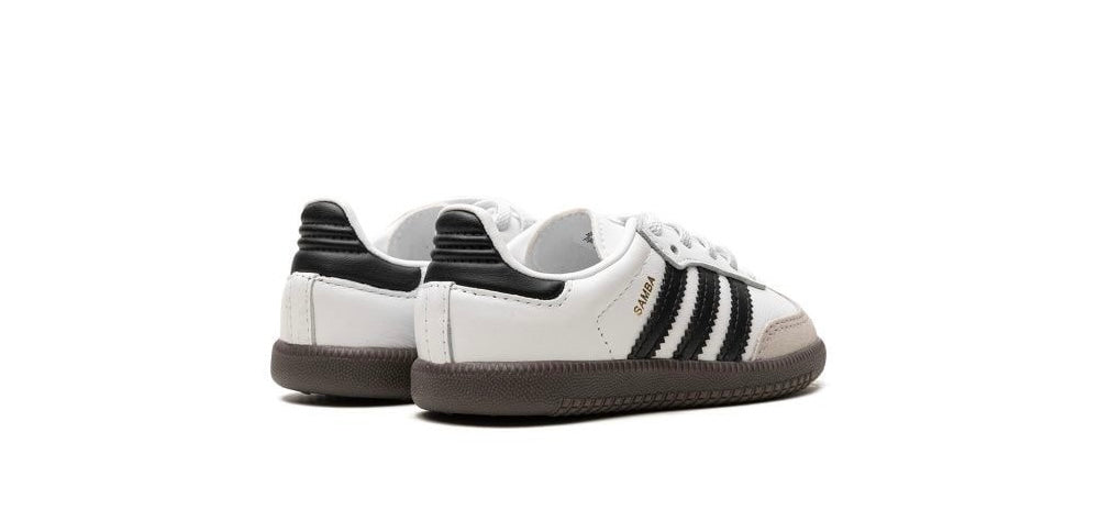 adidas Kids Samba OG 1 TD "White Black Gum" Shoes
