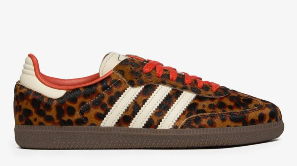 Adidas Samba OG Red Leopard