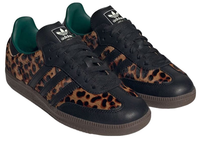 adidas Samba OG Black Green Leopard (Women's)
