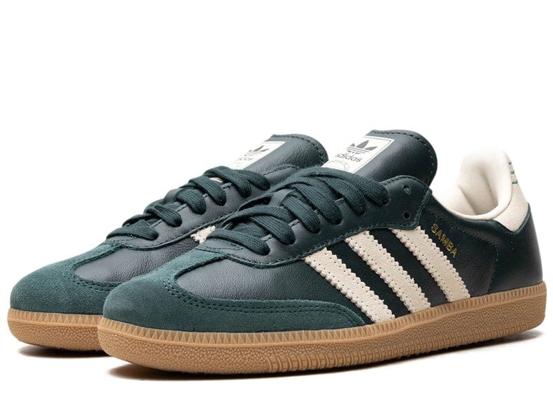 adidas Samba OG Shadow Green Cream White Gold Metallic