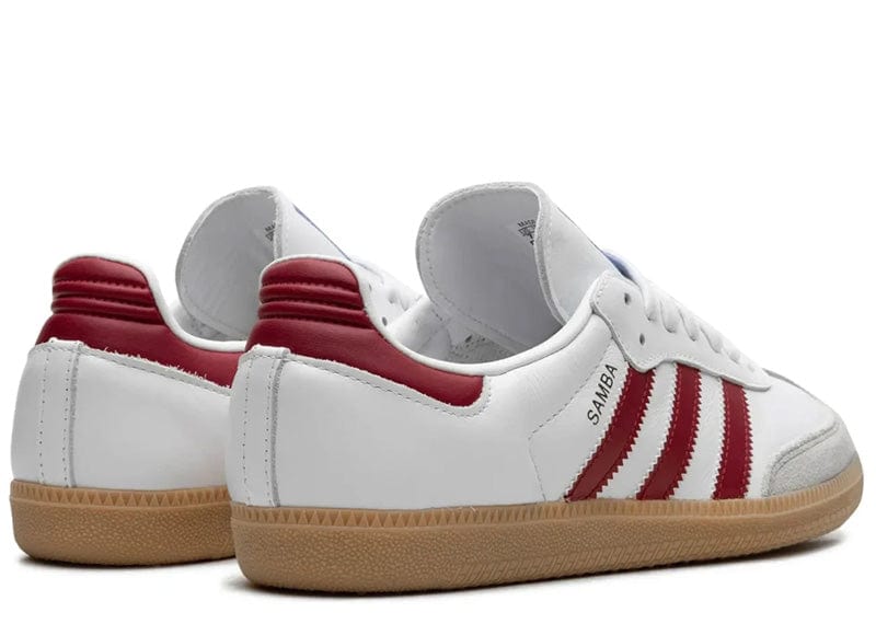 adidas Samba OG White Burgundy Gum
