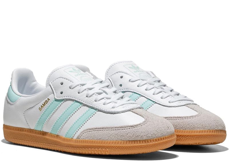 Adidas Samba White Aqua Gum