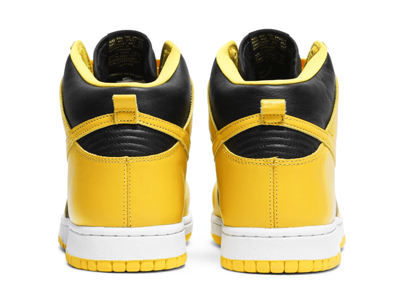 Dunk High Black Varsity Maize