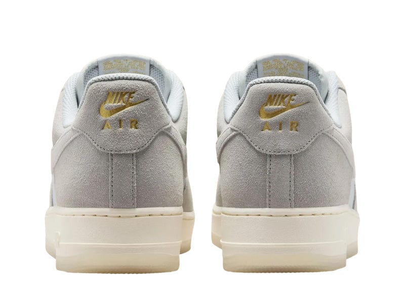 Nike Air Force 1 Low '07 LV8 Light Smoke Grey Metallic Gold Pale Ivory