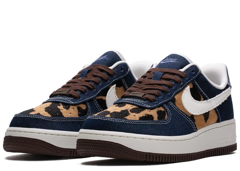 Nike Air Force 1 Low Cheetah Blue Denim (Women's)