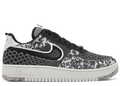 Nike Air Force 1 Low Crater Flyknit Black White Melange