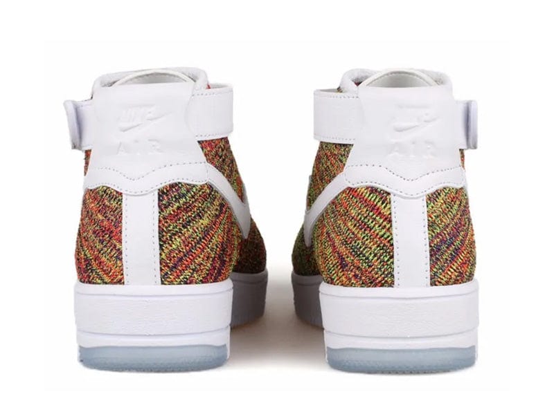 Nike Air Force 1 Mid Flyknit Multi-Color White