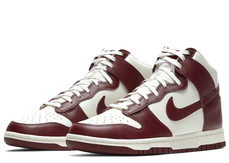 Nike Dunk High Sail Team Red (W)