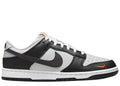 Nike Dunk Low Grey Black Orange Mini Swoosh