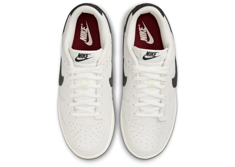Nike Dunk Low SE White Black Team Red (Women's)