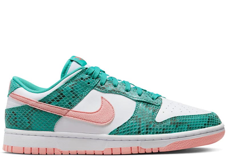 Nike Dunk Low Snakeskin Washed Teal Bleached Coral