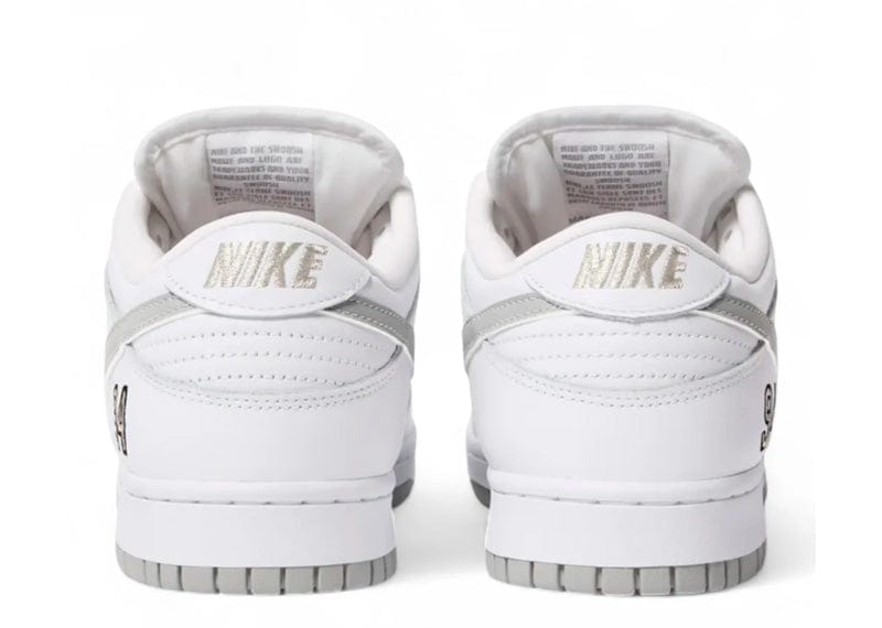 Nike SB Dunk Low Supreme 94 White Metallic Silver