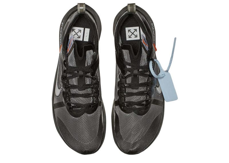Off-White X Nike Zoom Fly Black Silver